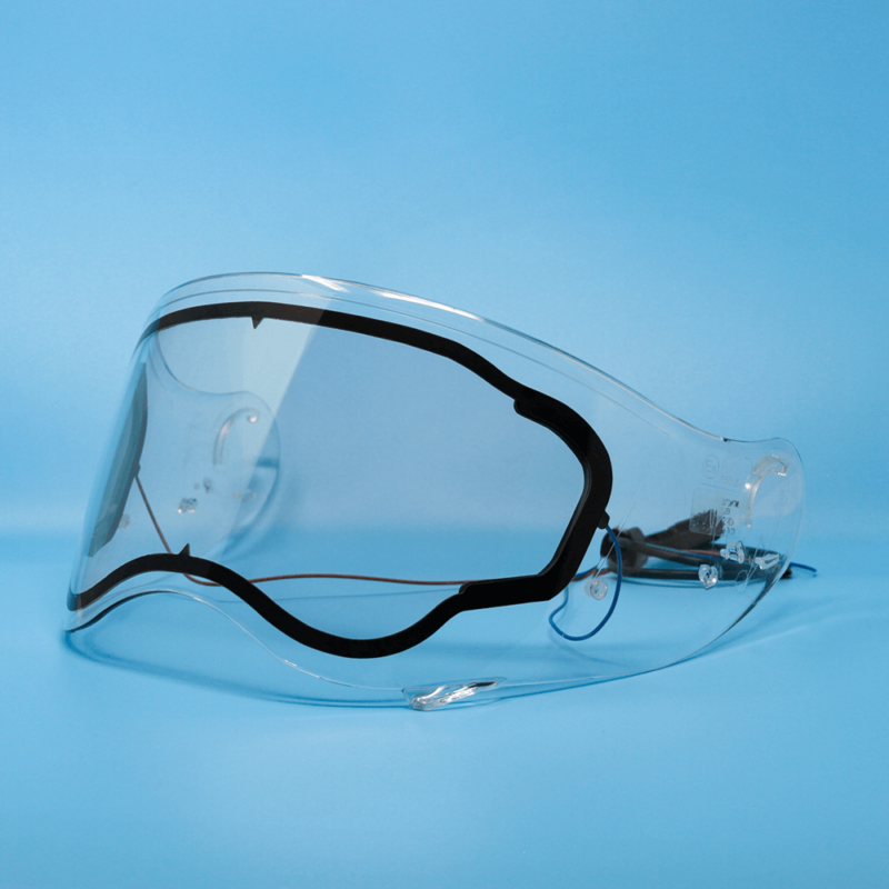 VISIN Specific-Fit Shoei Hornet Adv Heated Visor Insert Pack - Image 6