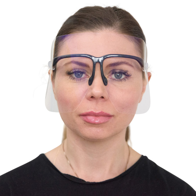 Visin PPE Anti Reflective Glasses Frames Eye Shield V4